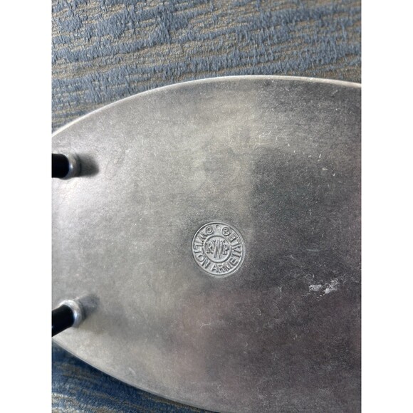 VTG Wilton Armetale Botanica Leaf Pattern Pewter Trivet USA Made Collectible - Picture 7 of 7